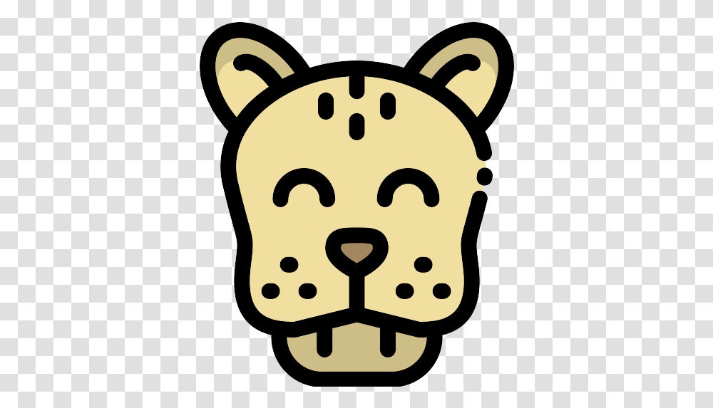 Cheetah Icon Icon, Stencil, Label, Text, Giant Panda Transparent Png