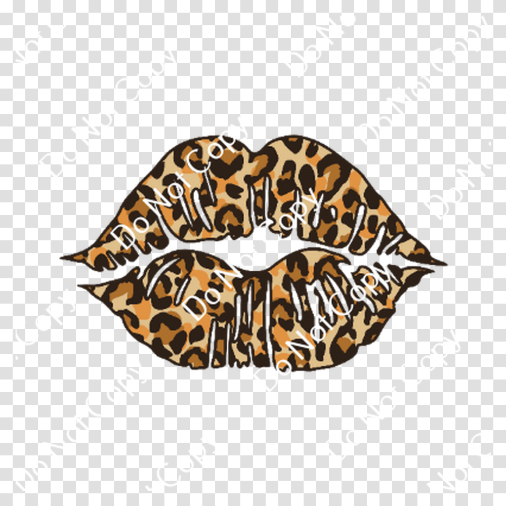 Cheetah Kiss Lips Lip Print, Advertisement, Poster, Flyer, Paper Transparent Png