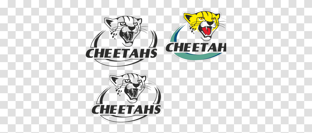Cheetah Logo Vector Vector Cheetah Rugby Logo, Poster, Advertisement, Symbol, Trademark Transparent Png