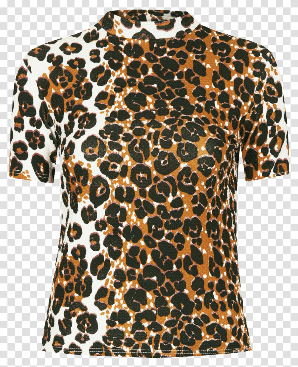 Cheetah Print Leopard Print Shirt, Apparel, Blouse, Pattern Transparent Png