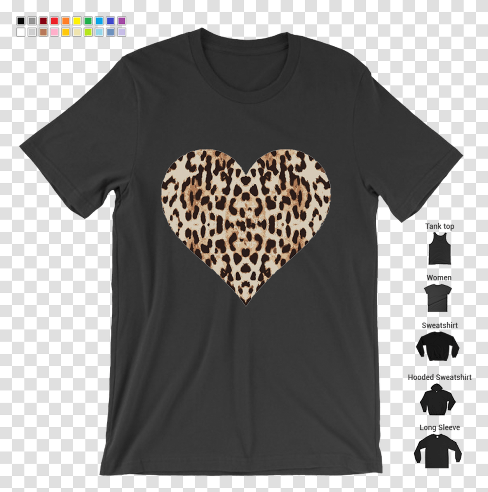 Cheetah Print T Shirt, Apparel, T-Shirt, Sleeve Transparent Png