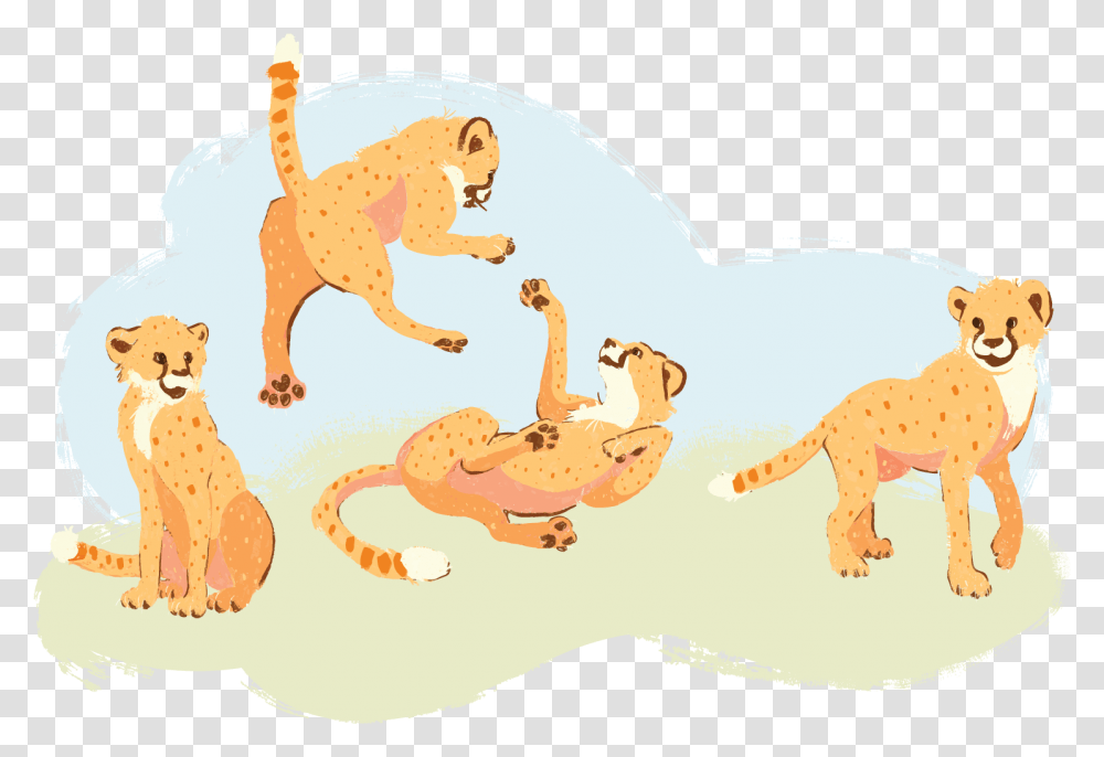 Cheetah Running Hd Cartoon, Wildlife, Animal, Dog, Pet Transparent Png