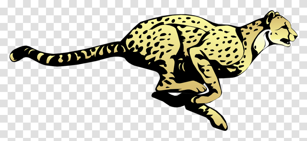 Cheetah Running Speed Cheetah Clip Art, Wildlife, Animal, Dragon, Mammal Transparent Png