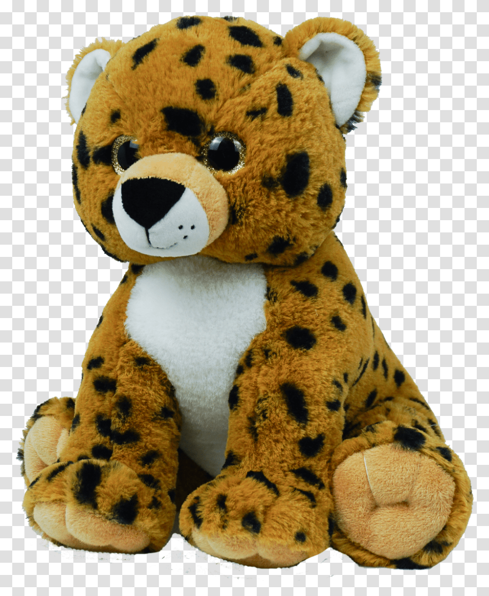 Cheetah Stuffed Toy, Teddy Bear, Plush Transparent Png