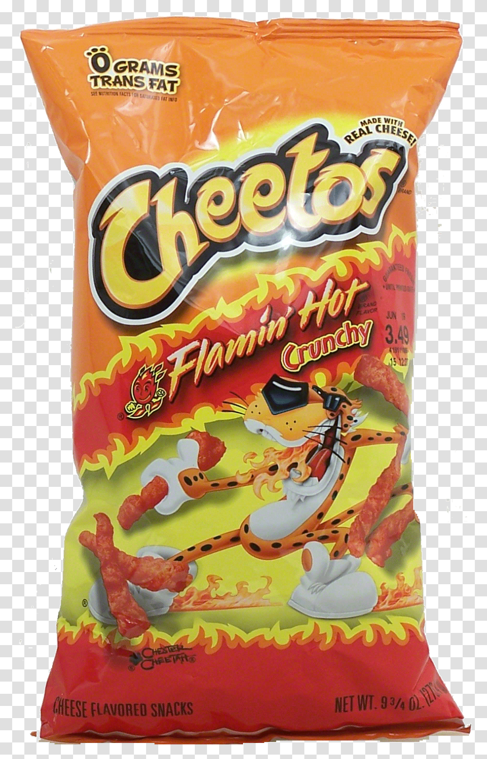 Cheetos Flamin Hot 1 Oz, Food, Sweets, Snack, Dessert Transparent Png