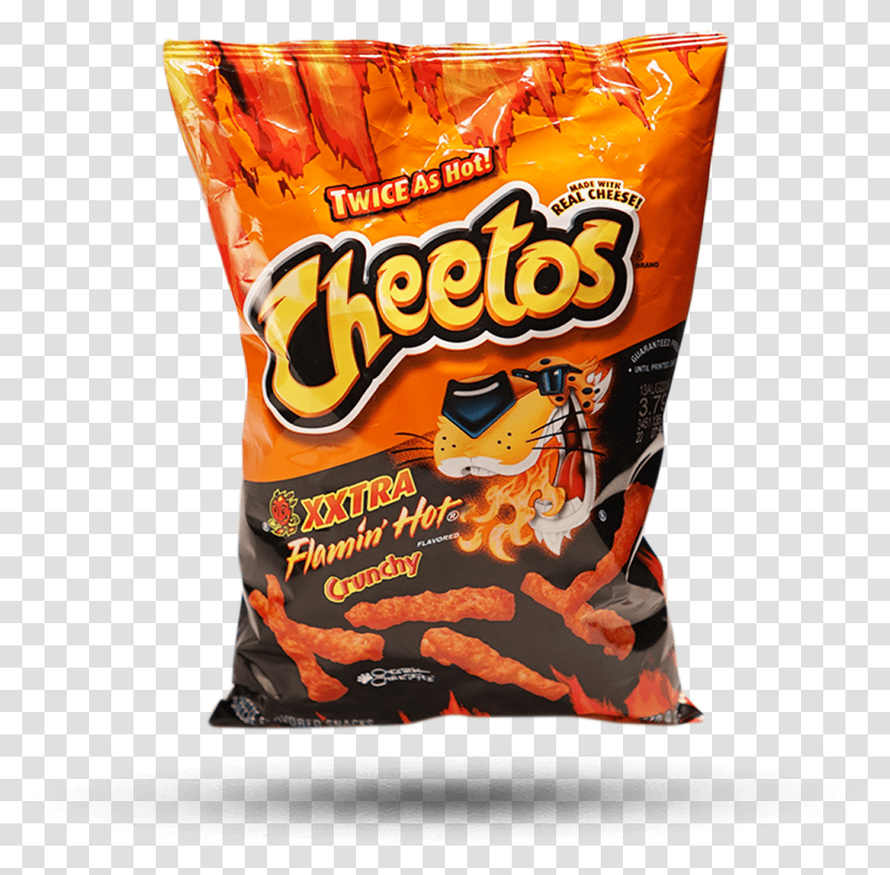 Cheetos Flamin Hot Cheetos Xxtra, Snack, Food, Sweets, Confectionery Transparent Png
