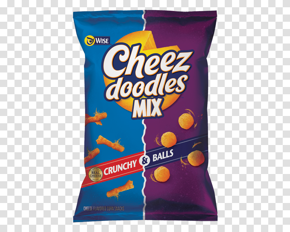 Cheez Doodles Wise Snacks, Food, Advertisement, Paper Transparent Png