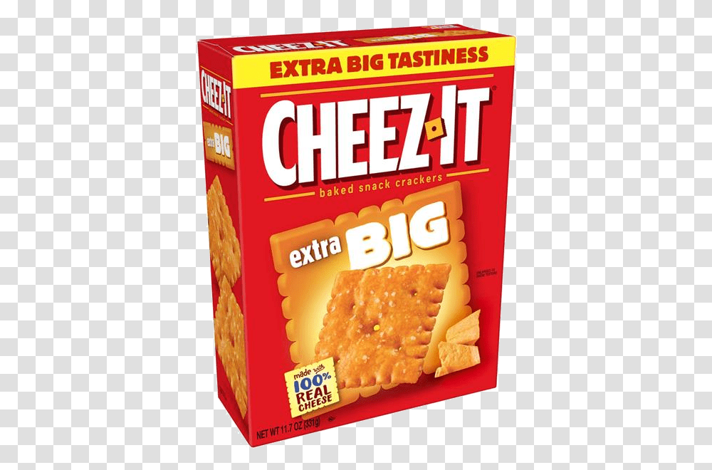 Cheez It Cheez It Big Original Baked Snack Crackers Cheez Its, Bread, Food Transparent Png