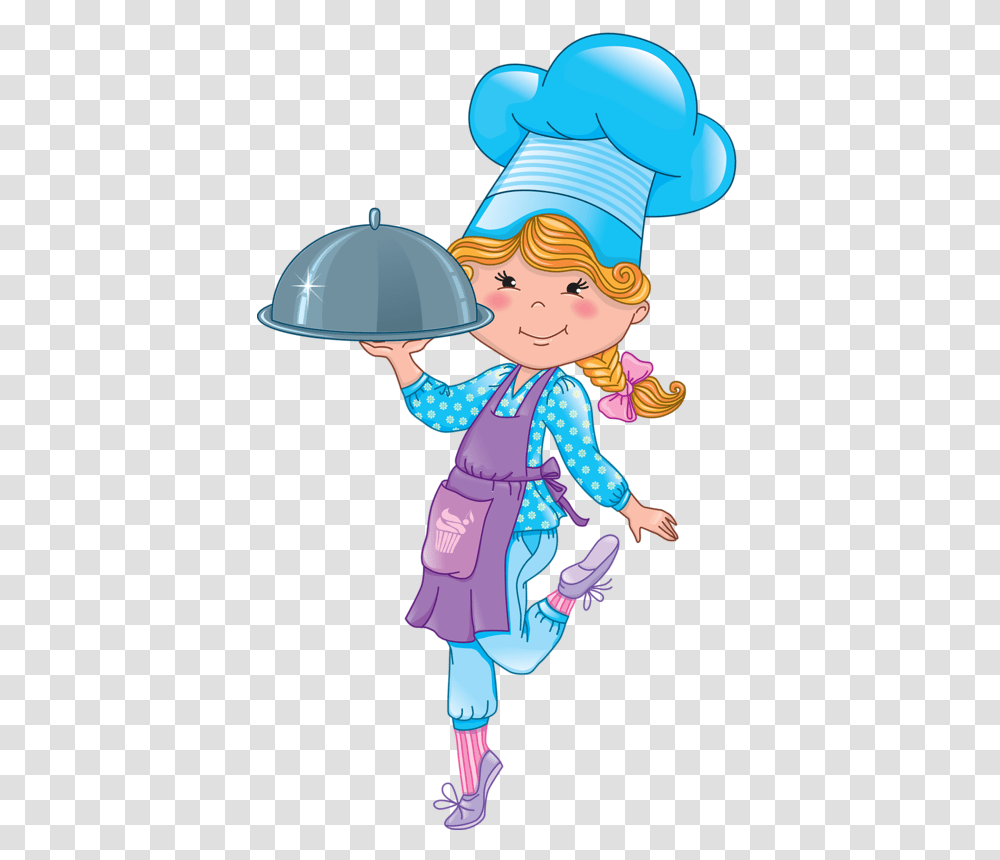 Chef Baby With Tray, Apparel, Person, Human Transparent Png