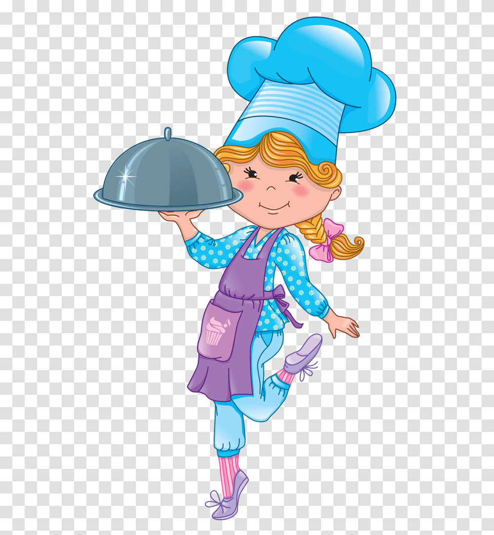 Chef Baby With Tray, Person, Human, Apparel Transparent Png
