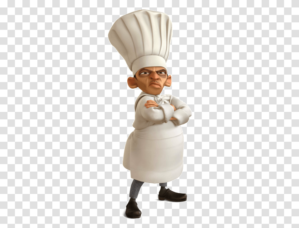 Chef Background Ratatouille Skinner, Figurine, Person, Human, Hand Transparent Png