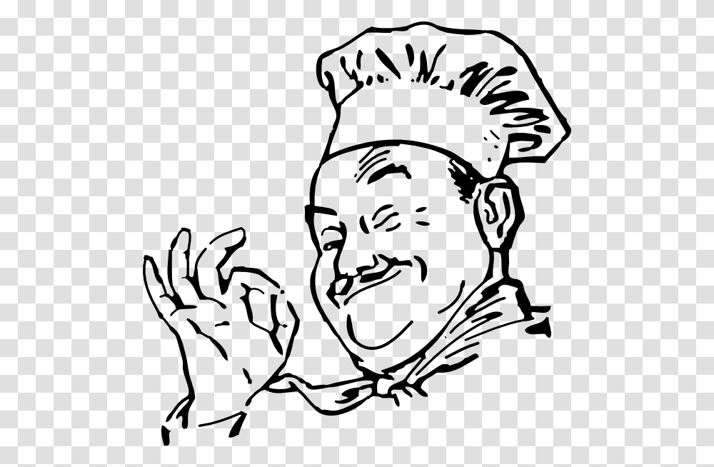 Chef Clip Art At Chef Black And White Clipart Transparent Png