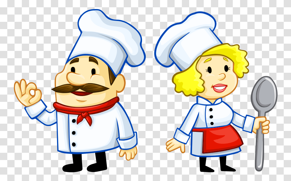 Chef Clip Art Male And Female Chef Clipart, Toy Transparent Png