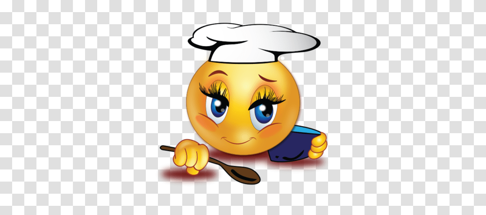 Chef Cook Girl Emoji, Food, Plant, Toy Transparent Png