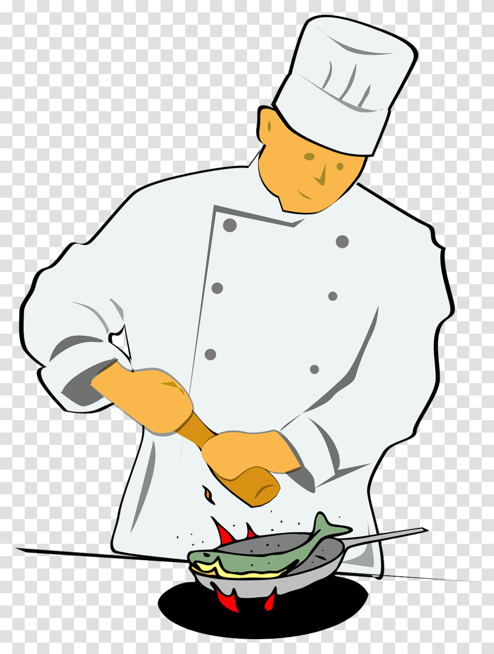 Chef Cooking Clipart, Person, Human Transparent Png