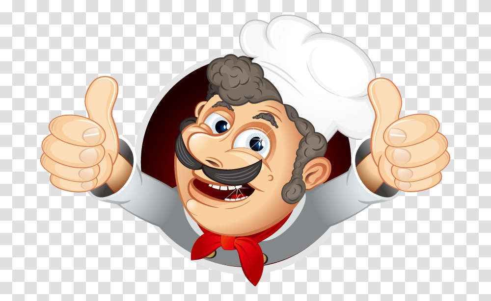 Chef, Face, Head, Toy, Hand Transparent Png