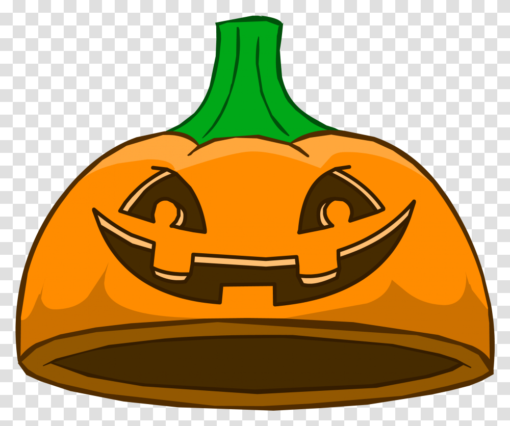 Chef Hat With Pumpkin Clipart Cowboy Halloween Pumpkin Hat, Vegetable, Plant, Food, Produce Transparent Png