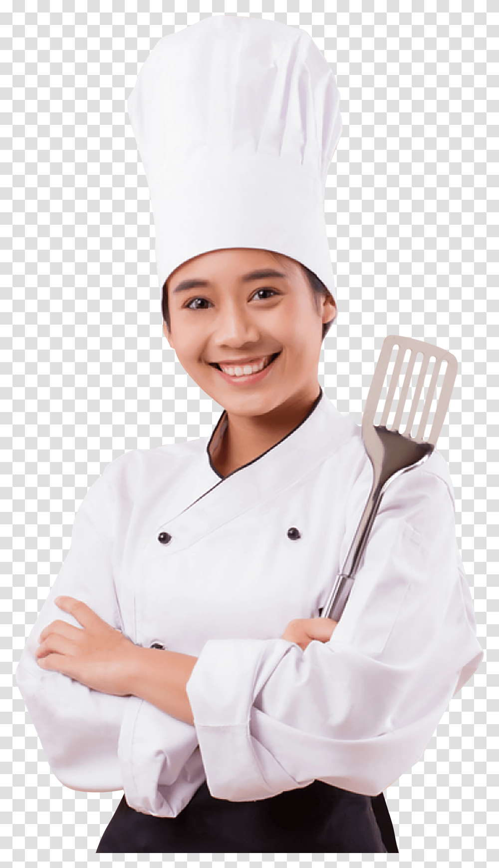 Chef Holding Spatula Free, Person, Human, Nurse Transparent Png