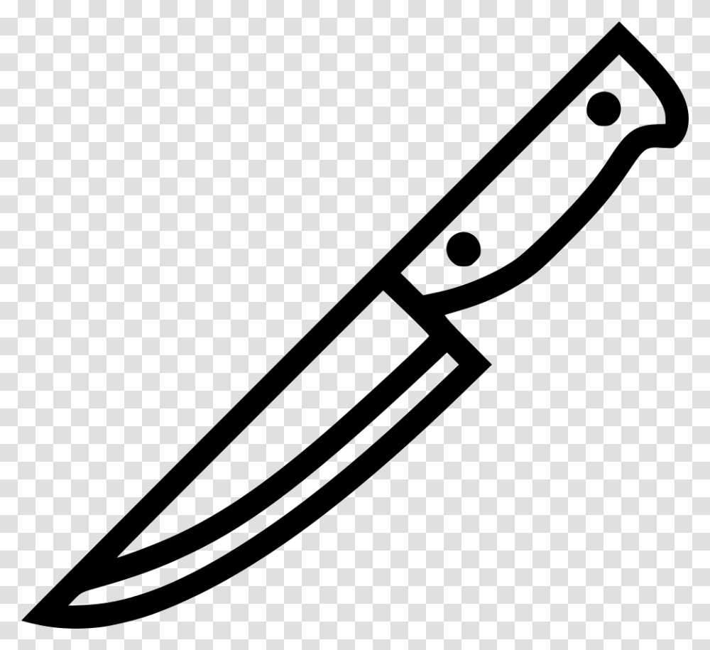 Chef Knife Icon Free Download, Weapon, Weaponry, Blade, Letter Opener Transparent Png