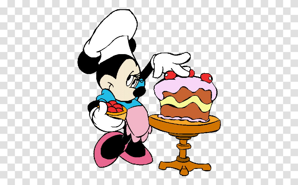 Chef Mickey Clipart Minnie Cooking, Cream, Dessert, Food, Creme Transparent Png