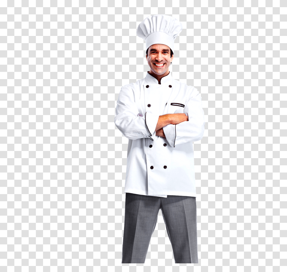 Chef, Person, Human, Coat Transparent Png