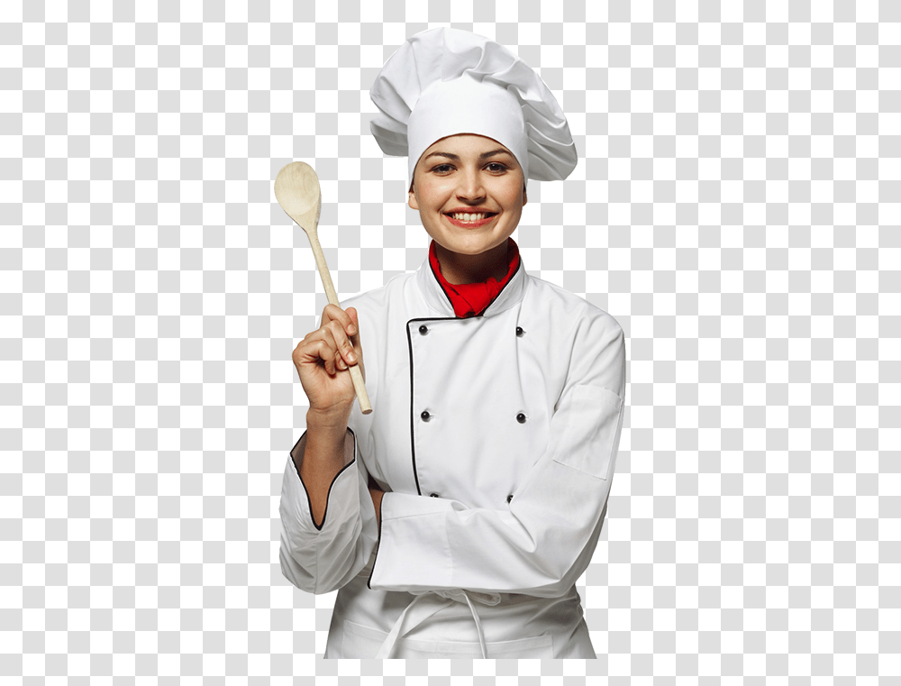 Chef, Person, Human, Cutlery, Spoon Transparent Png