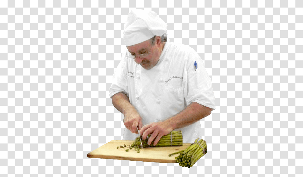 Chef, Person, Human, Plant, Food Transparent Png