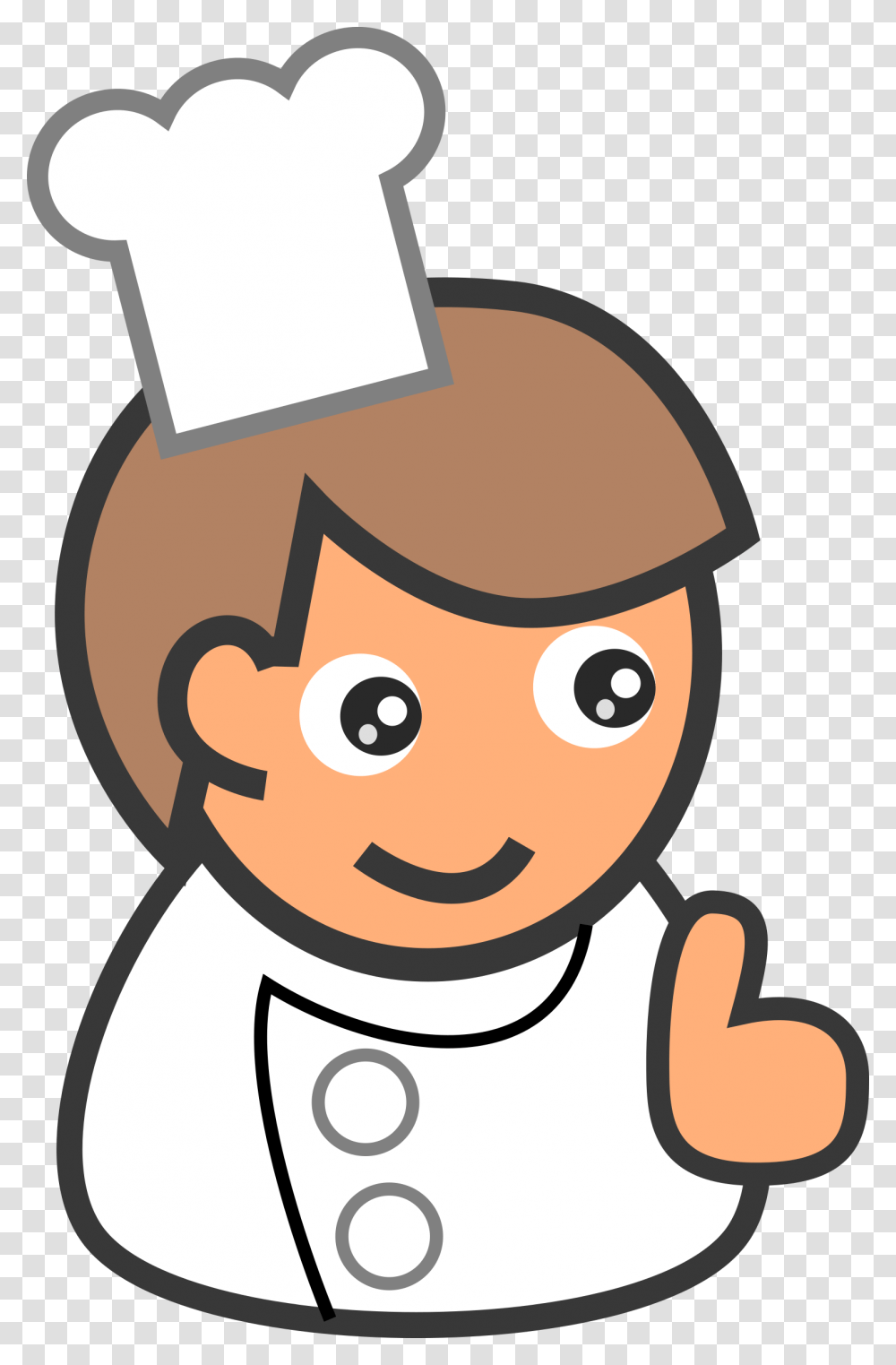 Chef, Person, Label, Face Transparent Png