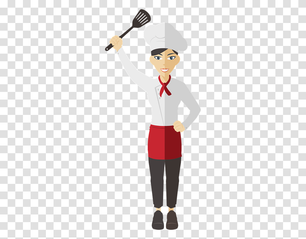 Chef, Person, Waiter, Sleeve Transparent Png