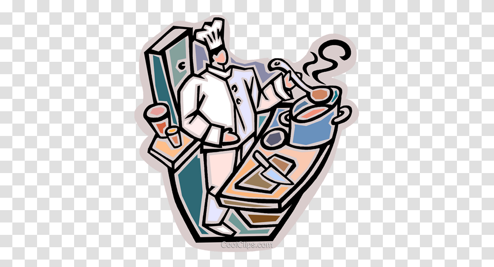 Chef Preparing For Dinner Rush Royalty Free Vector Clip Art, Grenade, Bomb, Weapon, Weaponry Transparent Png