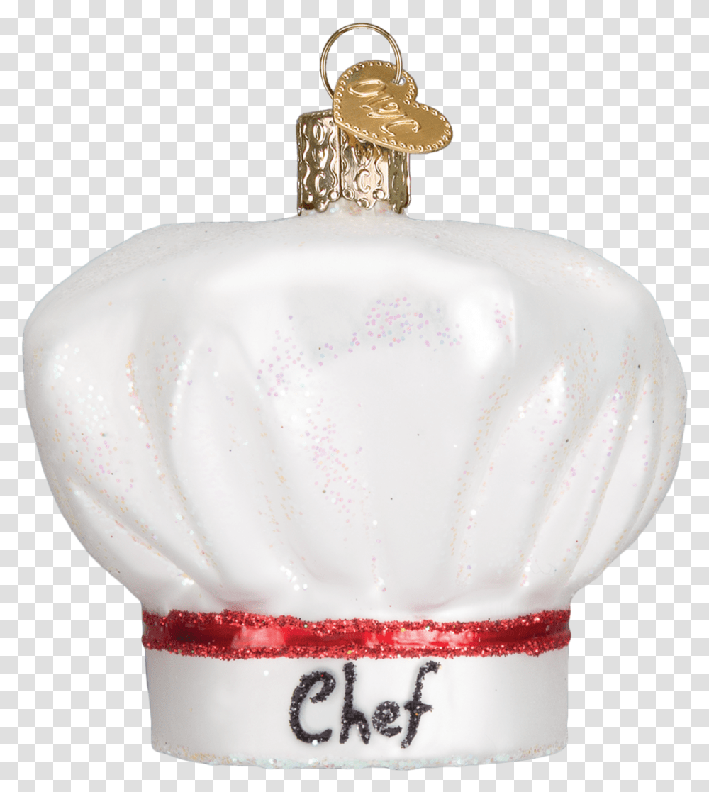 Chef's Hat Old World Glass Ornament Chef Hat Christmas Ornament, Wedding Cake, Dessert, Food Transparent Png
