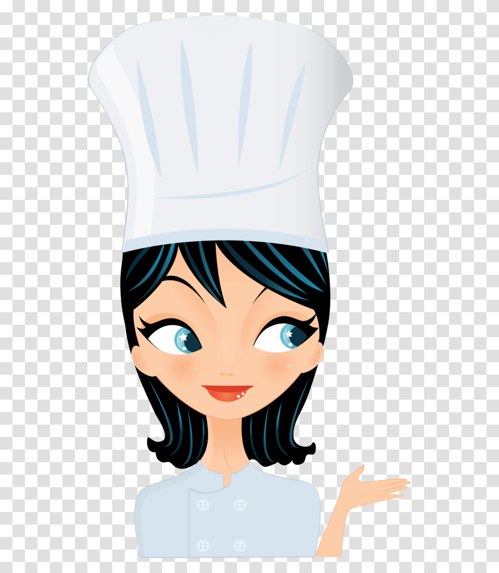 Chef Share Alike Cooking January Female Chef Cartoon, Person, Human, Baseball Cap, Hat Transparent Png
