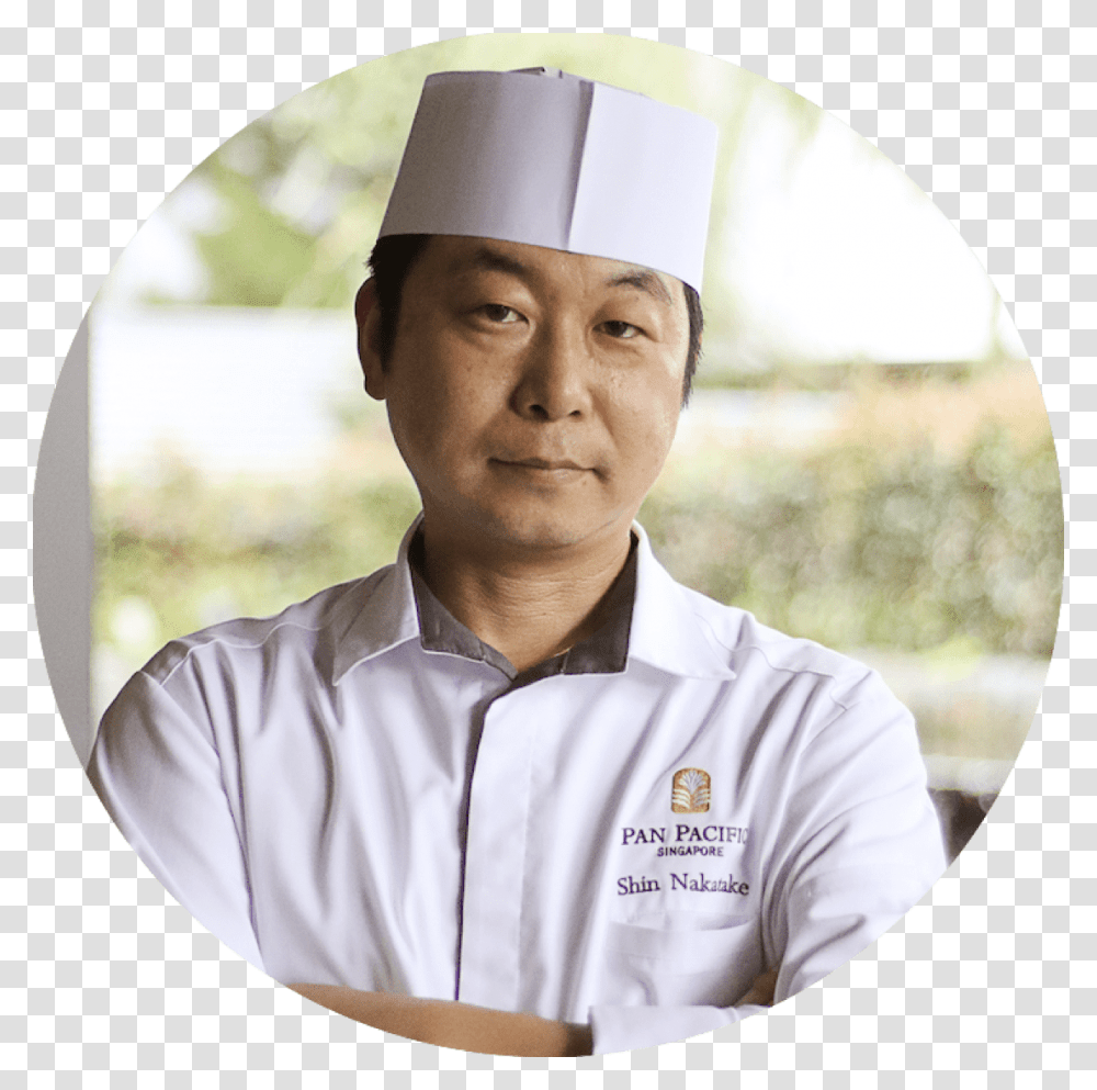 Chef Shinichi Nakatake Executive Chef Chef, Person, Human, Shirt Transparent Png