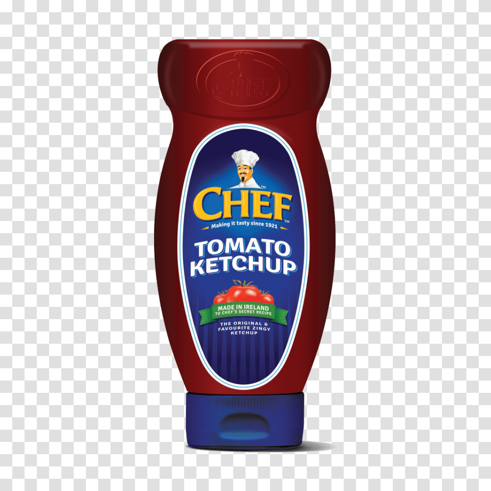 Chef Tomato Ketchup, Food, Label, Bottle Transparent Png