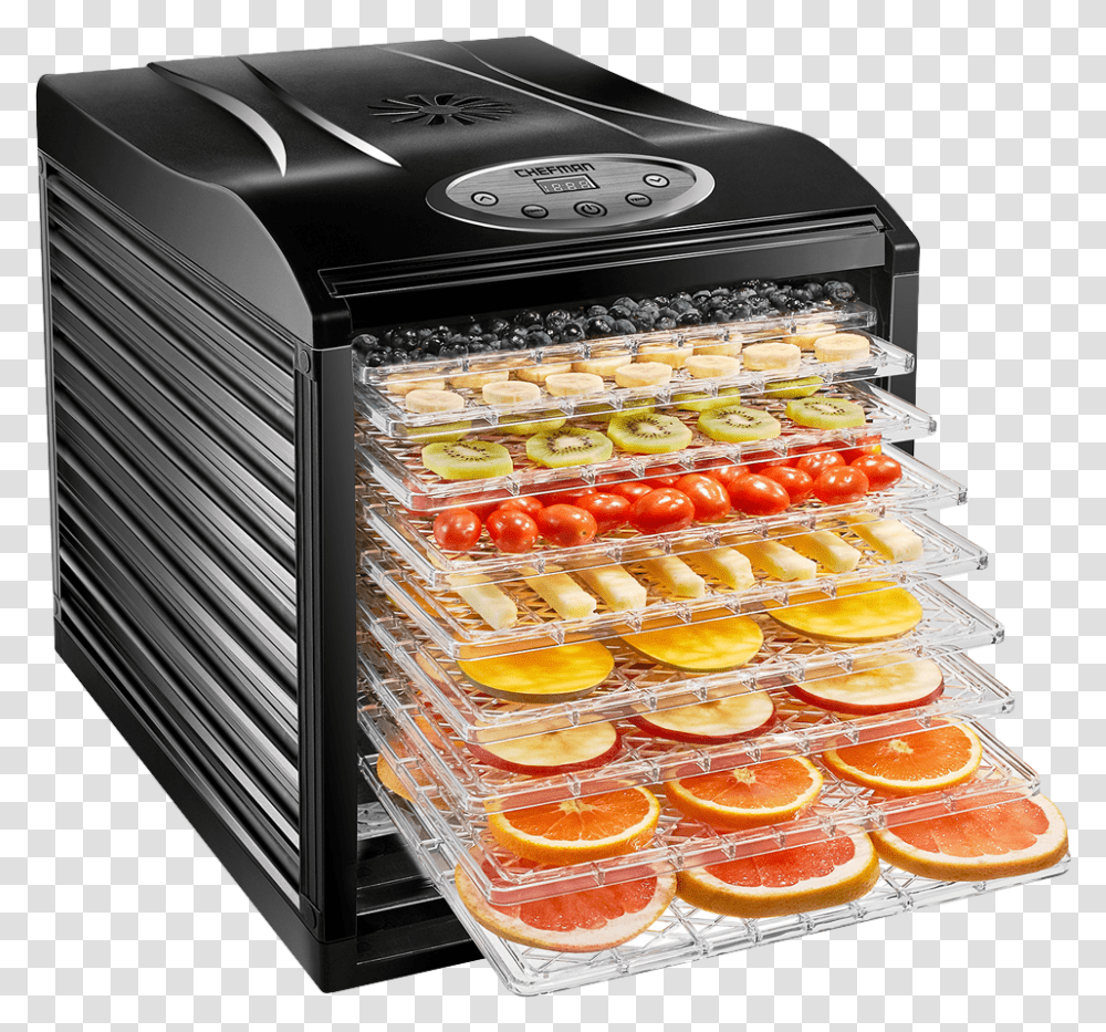 Chefman Food Dehydrator Machine, Appliance, Oven, Sweets, Confectionery Transparent Png