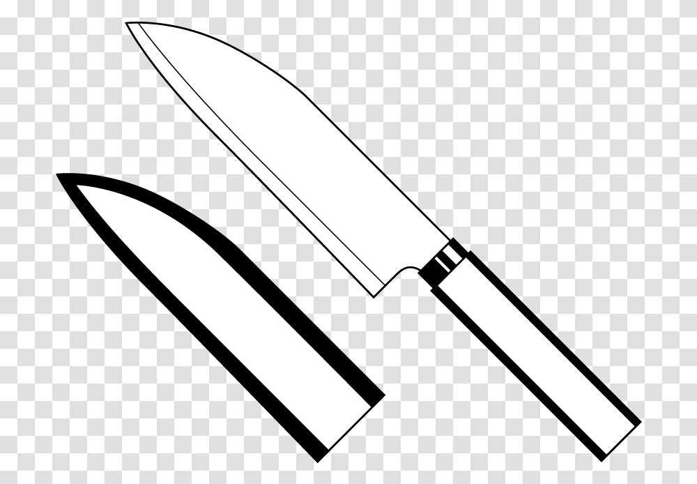 Chefs Knife Kitchen Clip Art Knife Line Art, Weapon, Weaponry, Blade, Letter Opener Transparent Png