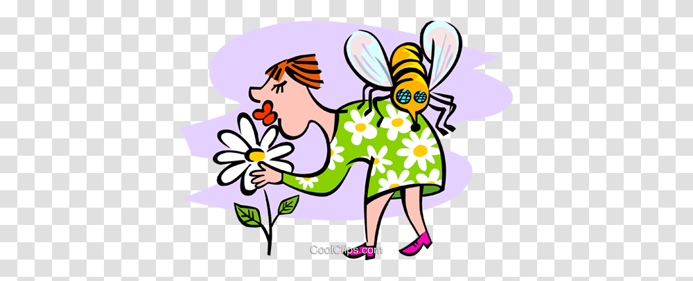 Cheirar As Flores Livre De Direitos Vetores Clip Art, Smelling, Outdoors, Petal, Flower Transparent Png