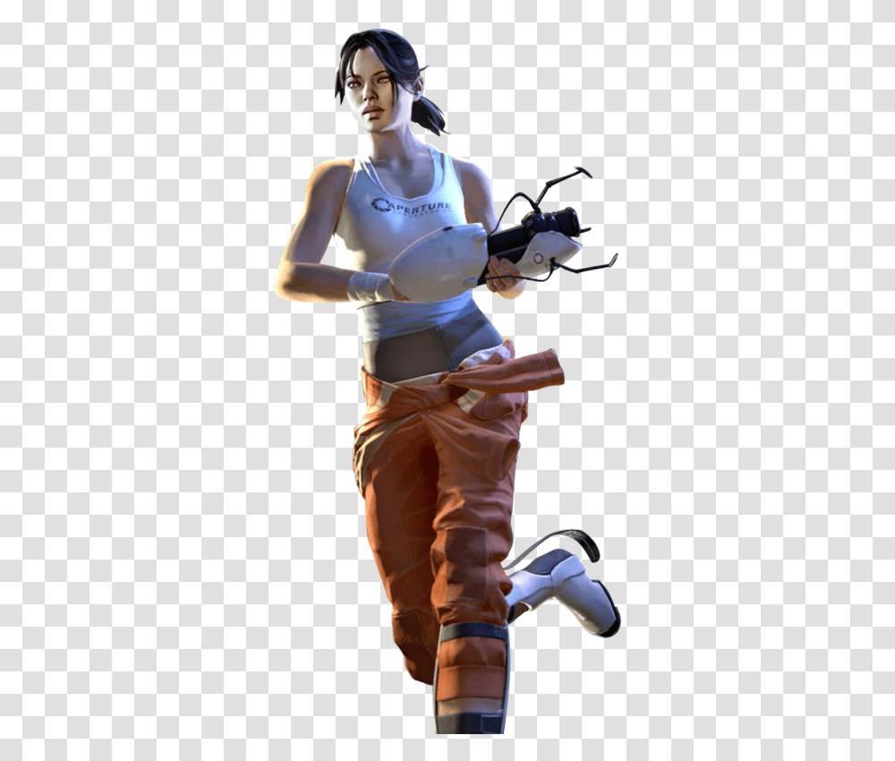 Chell Portal 2 Chell, Person, Sport, Leisure Activities Transparent Png