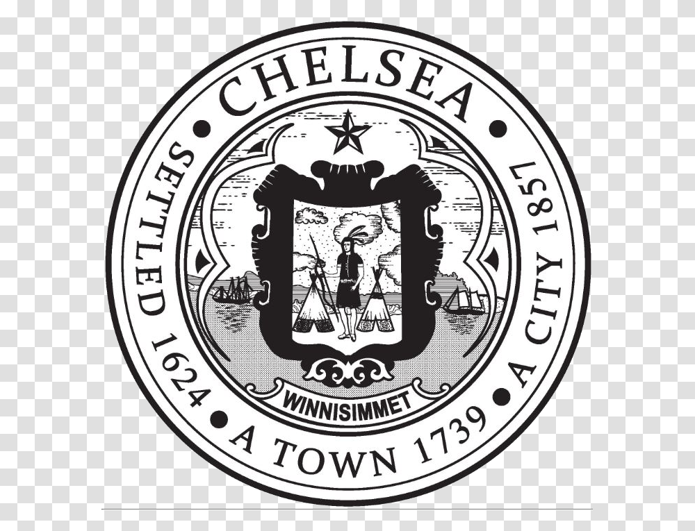 Chelsea Open Data City Of Chelsea Seal, Logo, Trademark, Badge Transparent Png