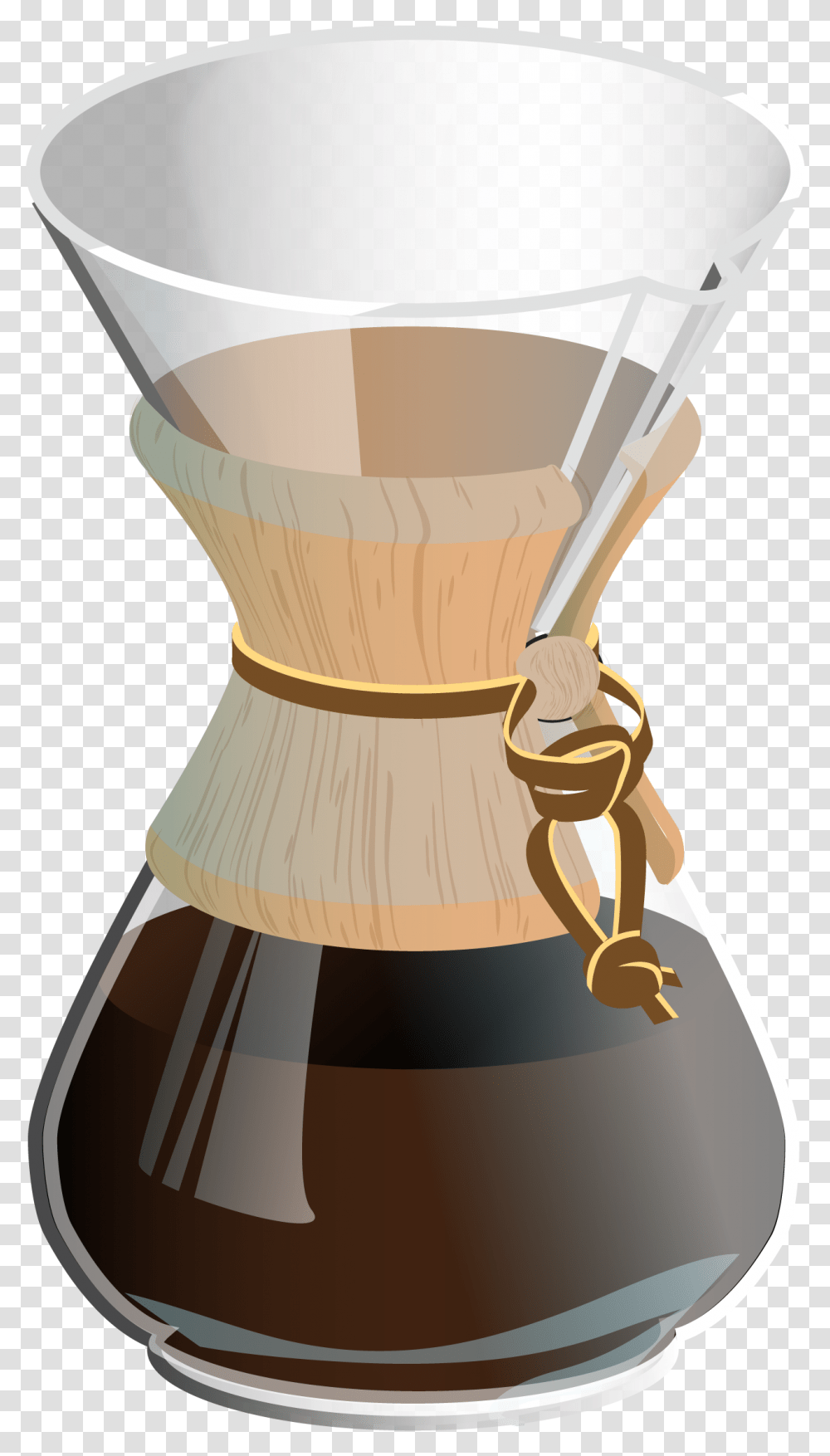 Chemex 8 Cup Brewer Glass Coffee Brewing Equipment, Bottle, Lamp, Building, Architecture Transparent Png
