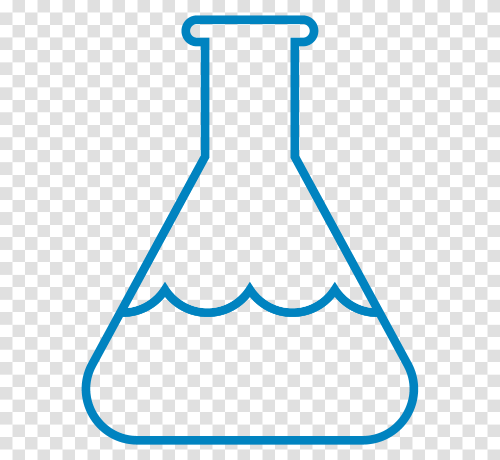 Chemical Beaker Icon Clipart Download, Triangle, Glass, Stencil, Label Transparent Png