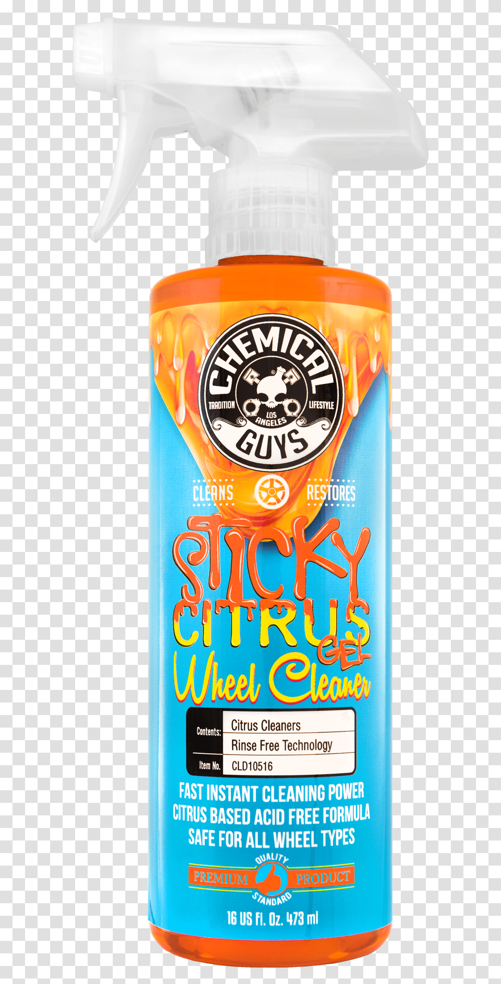 Chemical Guys Citrus Wheel Cleaner Chemical Guys Invisible Super Cleaner, Bottle, Beverage, Liquor, Alcohol Transparent Png
