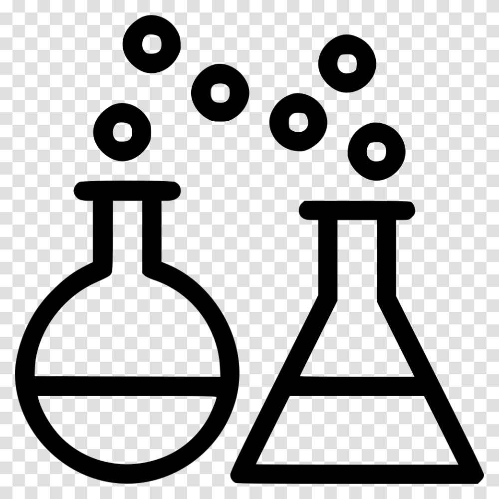 Chemical Reaction Test Lab Conical Flask Beaker Chemical Reaction Clip Art, Stencil, Scale, Sign Transparent Png