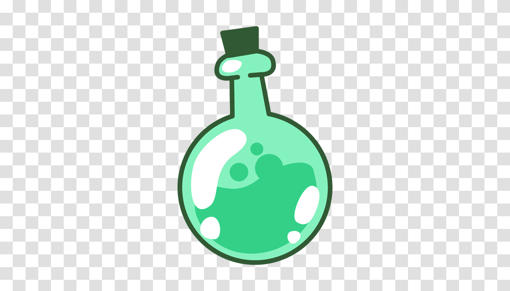 Chemistry Flask Illustration, Green, Recycling Symbol, Rattle Transparent Png