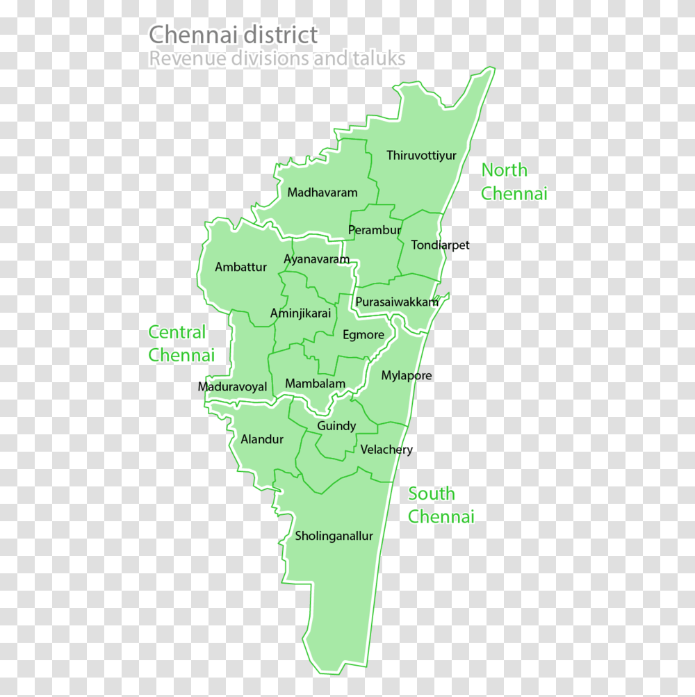 Chennai District Taluk Map, Diagram, Plot, Atlas, Vegetation Transparent Png