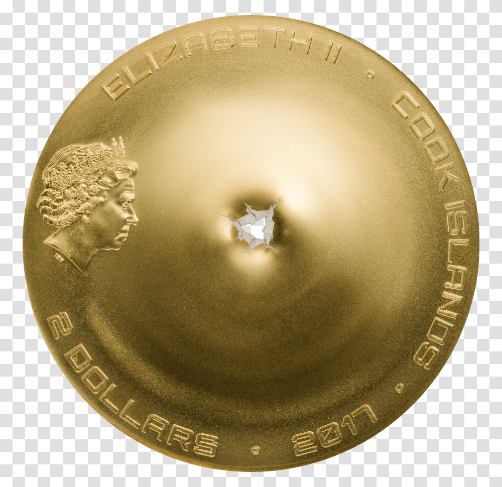 Chergach Meteorite Download Cook Islands Meteorit, Gold, Gong, Musical Instrument, Bronze Transparent Png