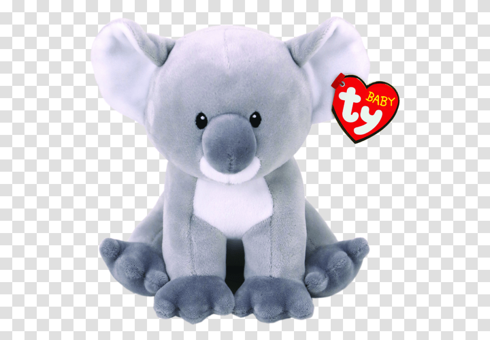 Cherish The Grey Koala Baby Ty Baby Ty, Plush, Toy, Figurine, Mammal Transparent Png