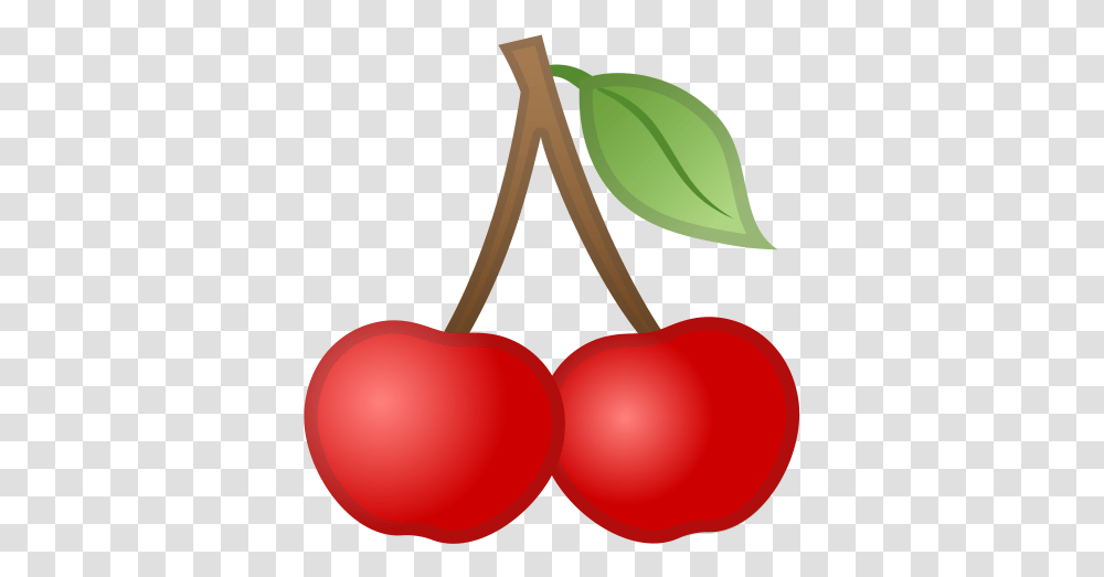 Cherries Icon Noto Emoji Food Drink Iconset Google Cherry Emoji, Plant, Fruit, Lamp, Balloon Transparent Png