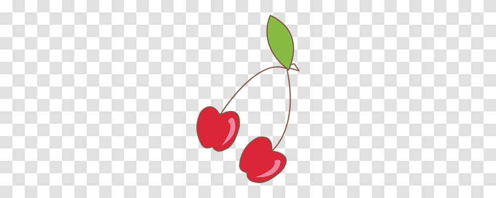 Cherry Food, Heart, Plant, Scissors Transparent Png