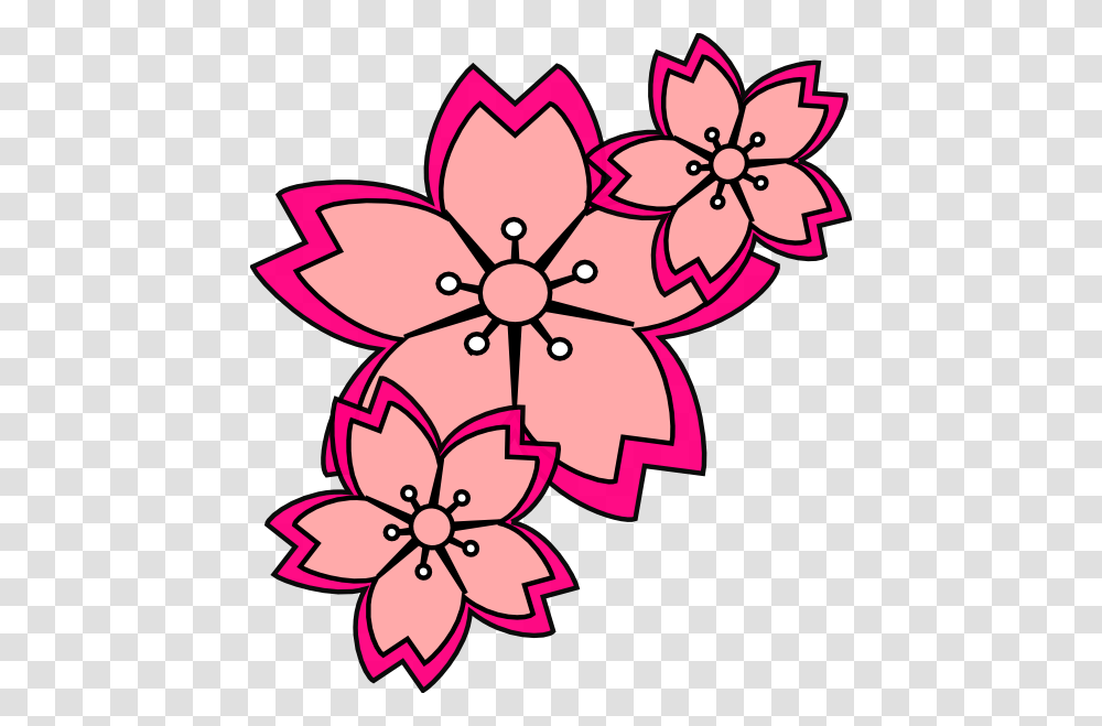 Cherry Blossom Clipart Svg, Floral Design, Pattern Transparent Png